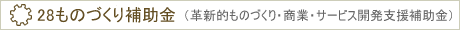 28ものづくり補助金(革新的ものづくり・商業・サービス開発支援補助金)